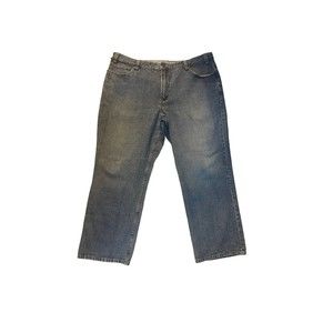 Duluth Trading Co Mens Ballroom Relaxed Fit Jeans Size 44x30 Work Pants Denim